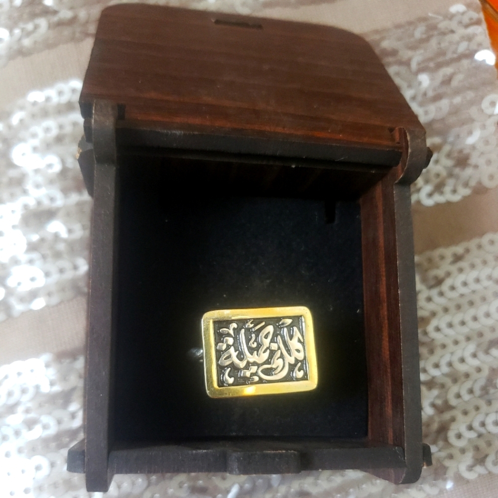 Ring sliver 925 and gold plated